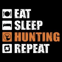 Eat Sleep Hunt Repeat Kids T-Shirt