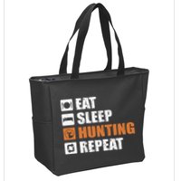 Eat Sleep Hunt Repeat Zip Tote Bag