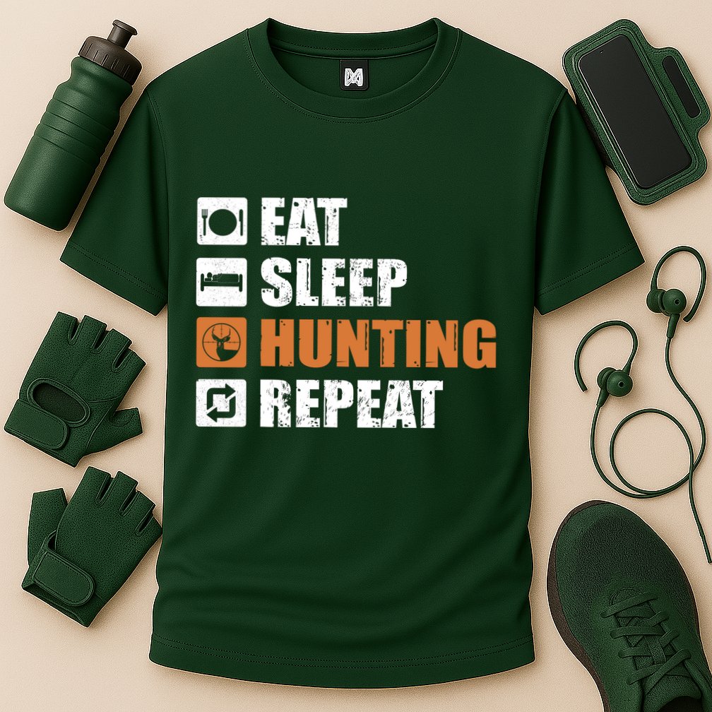 Eat Sleep Hunt Repeat Performance Shirt