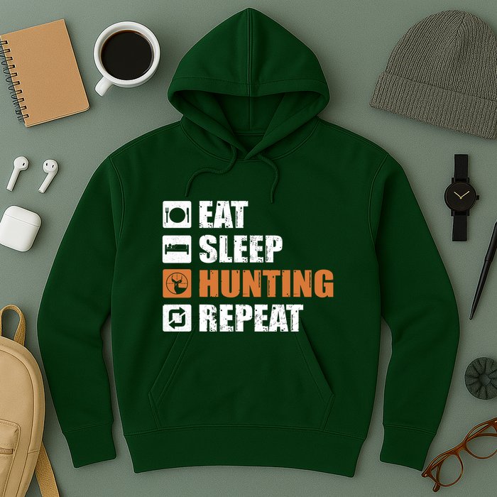 Eat Sleep Hunt Repeat Hoodie