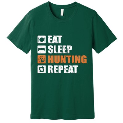 Eat Sleep Hunt Repeat Premium T-Shirt