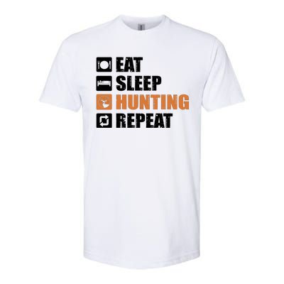 Eat Sleep Hunt Repeat Softstyle® CVC T-Shirt