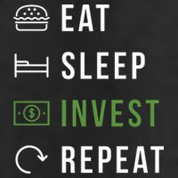 Eat Sleep Invest Repeat Cool Comfort Performance Bucket Hat