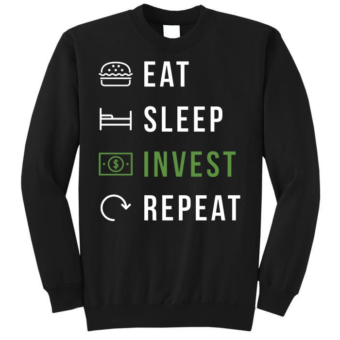 Eat Sleep Invest Repeat Sweatshirt