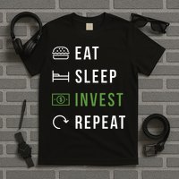 Eat Sleep Invest Repeat T-Shirt