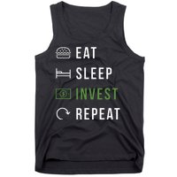 Eat Sleep Invest Repeat Tank Top