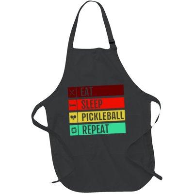 Eat Sleep Pickleball Repeat Apron