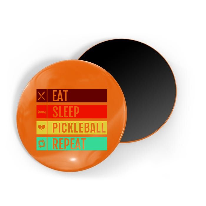 Eat Sleep Pickleball Repeat Magnet