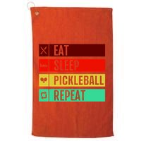 Eat Sleep Pickleball Repeat Golf Towel