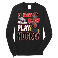 Eat Sleep Play Hockey Long Sleeve Shirt