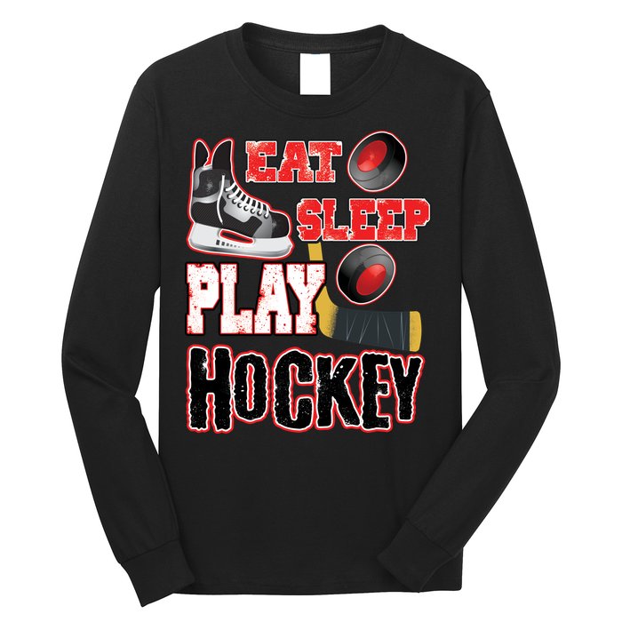 Eat Sleep Play Hockey Long Sleeve Shirt