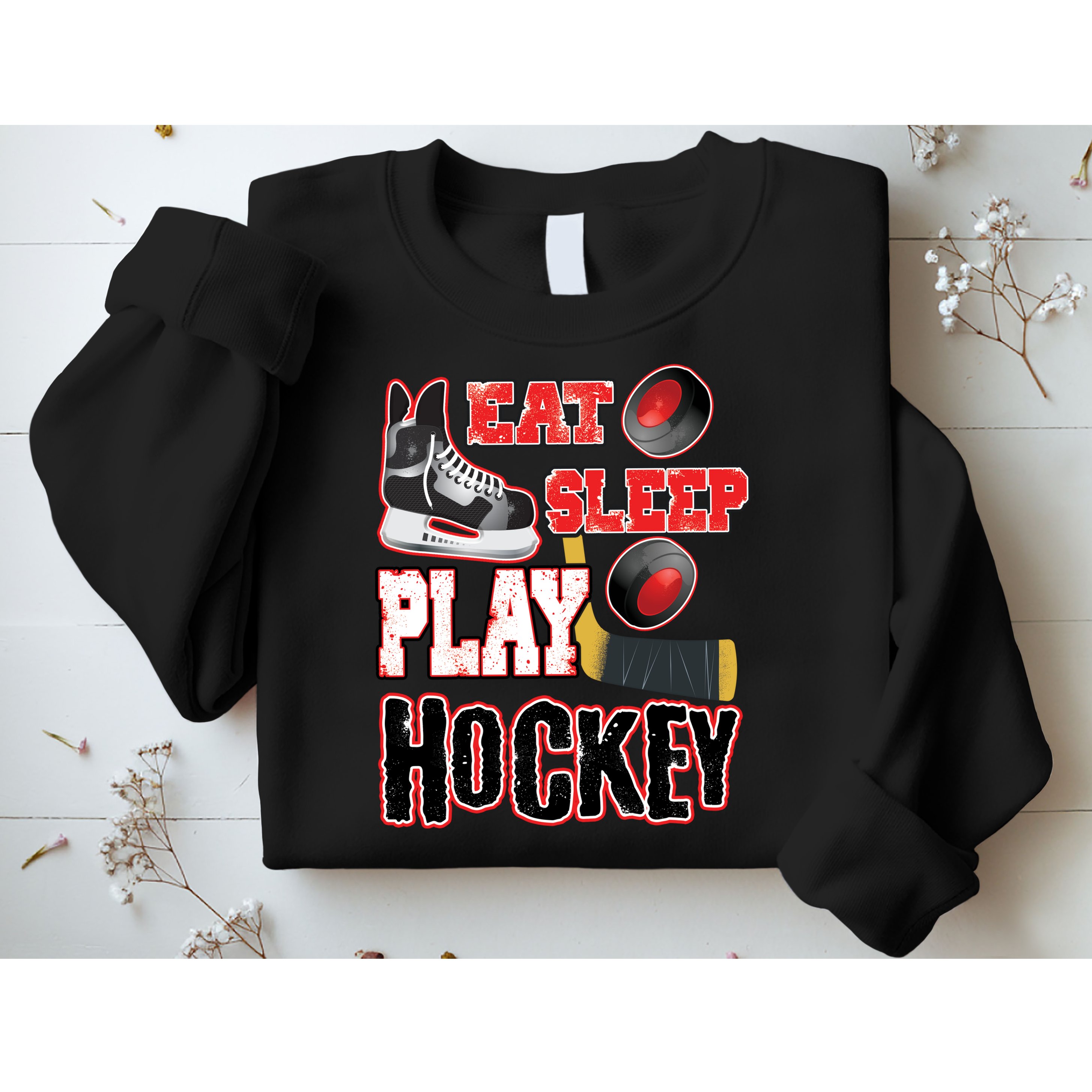Eat Sleep Play Hockey Sweatshirt