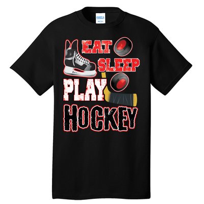 Eat Sleep Play Hockey Tall T-Shirt