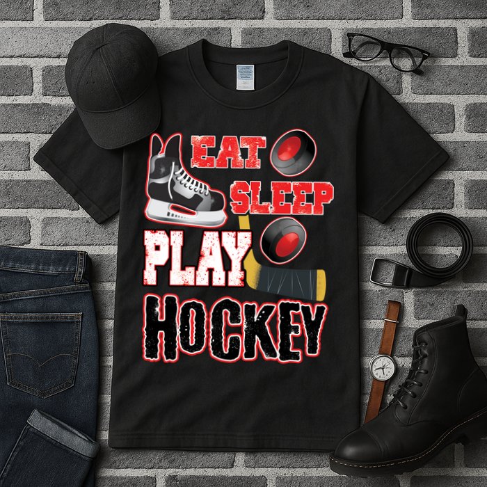Eat Sleep Play Hockey Tall T-Shirt