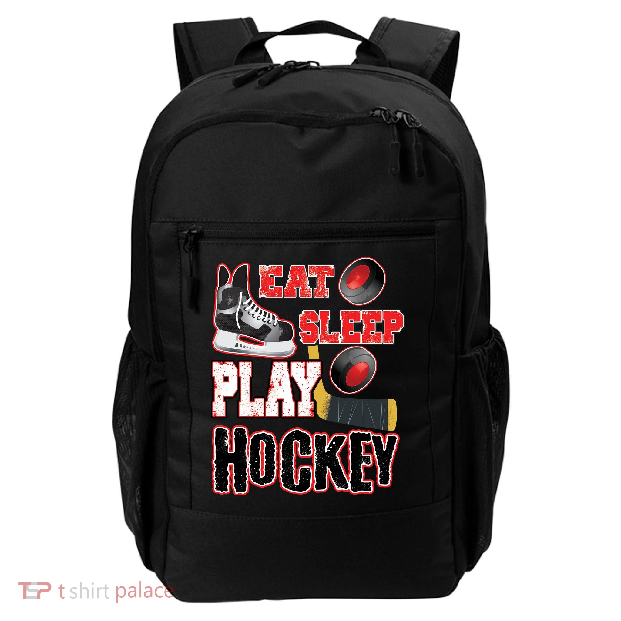 Eat Sleep Play Hockey Daily Commute Backpack