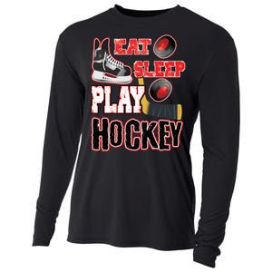 Eat Sleep Play Hockey Cooling Performance Long Sleeve Crew