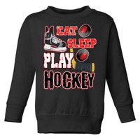 Eat Sleep Play Hockey Toddler Sweatshirt