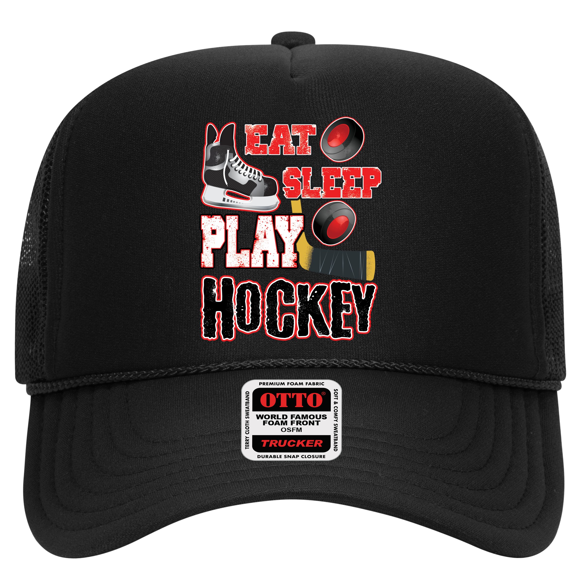 Eat Sleep Play Hockey Hat