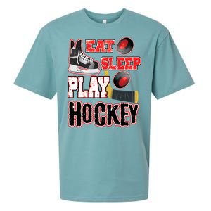 Eat Sleep Play Hockey Sueded Cloud Jersey T-Shirt