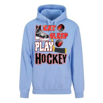 Eat Sleep Play Hockey Unisex Surf Hoodie