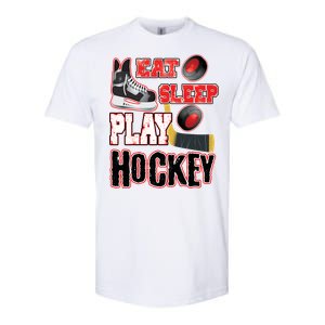 Eat Sleep Play Hockey Softstyle® CVC T-Shirt