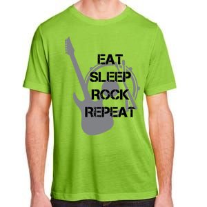 Eat Sleep Rock Repeat Adult ChromaSoft Performance T-Shirt