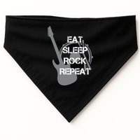 Eat Sleep Rock Repeat USA-Made Doggie Bandana