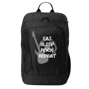 Eat Sleep Rock Repeat City Backpack