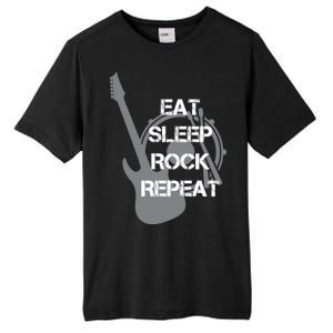 Eat Sleep Rock Repeat Tall Fusion ChromaSoft Performance T-Shirt