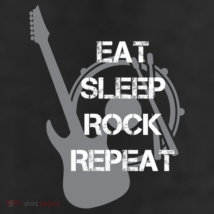Eat Sleep Rock Repeat 11oz C Handle Ceramic Mug