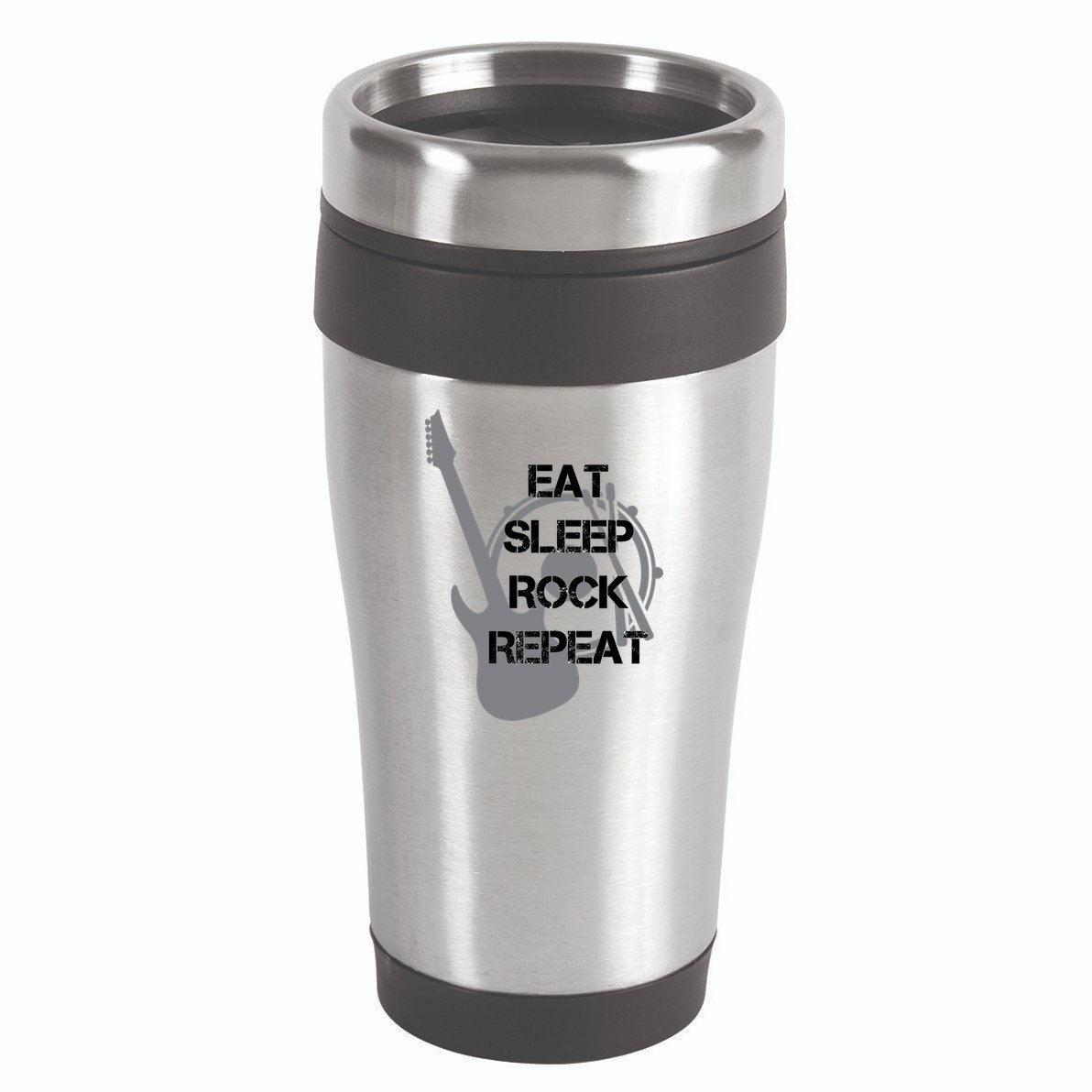 Eat Sleep Rock Repeat 16oz Travel Tumbler