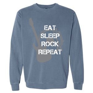 Eat Sleep Rock Repeat Garment-Dyed Sweatshirt