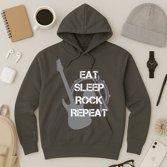 Eat Sleep Rock Repeat Hoodie