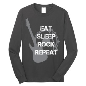 Eat Sleep Rock Repeat Long Sleeve Shirt