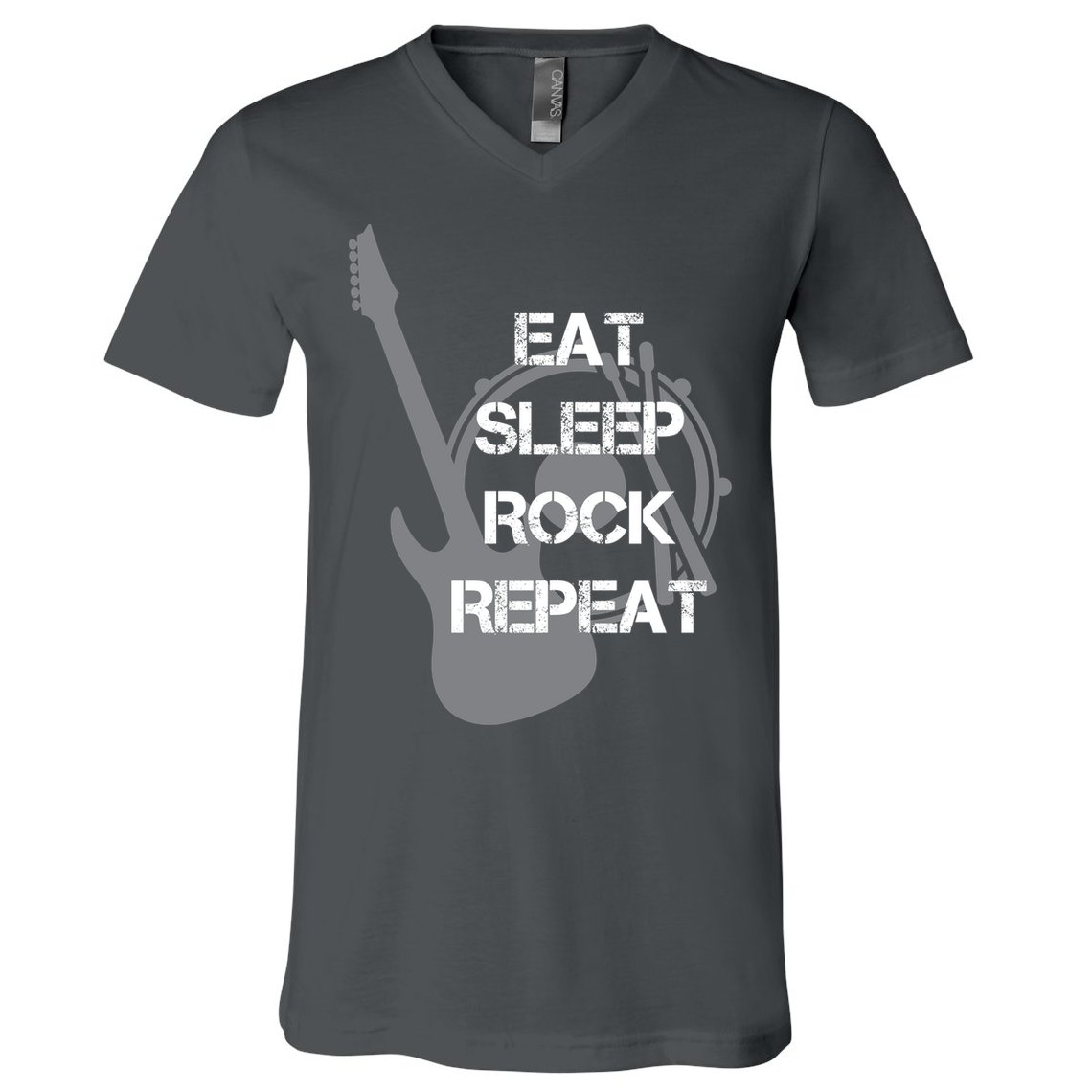 Eat Sleep Rock Repeat V-Neck T-Shirt