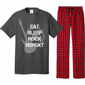 Eat Sleep Rock Repeat Pajama Set