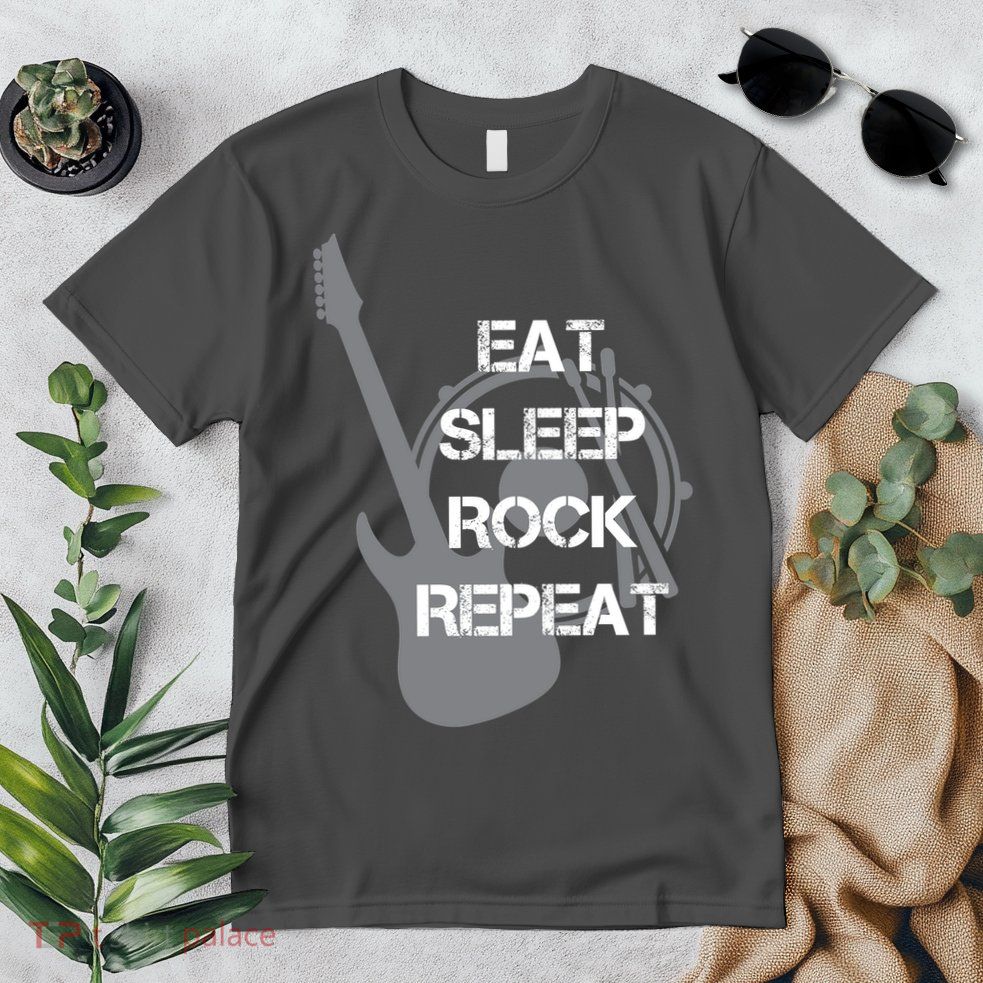 Eat Sleep Rock Repeat Premium T-Shirt