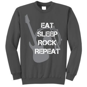 Eat Sleep Rock Repeat Tall Sweatshirt