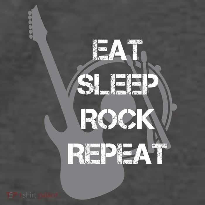 Eat Sleep Rock Repeat Vector Backpack