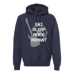 Eat Sleep Rock Repeat Premium Hoodie