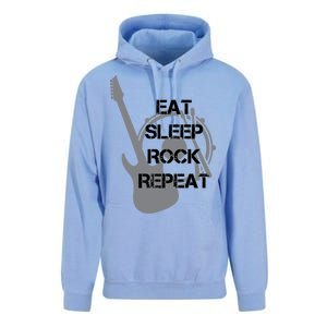 Eat Sleep Rock Repeat Unisex Surf Hoodie