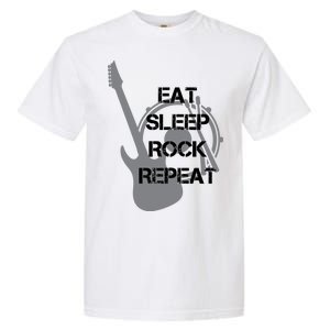 Eat Sleep Rock Repeat Garment-Dyed Heavyweight T-Shirt