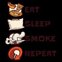 Eat Sleep Smoke Repeat Mug