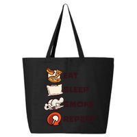 Eat Sleep Smoke Repeat 25L Jumbo Tote