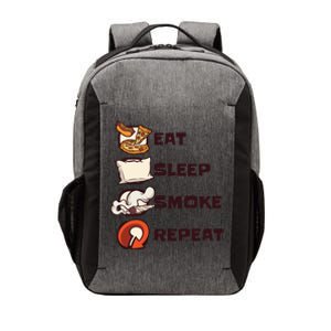 Eat Sleep Smoke Repeat Vector Backpack