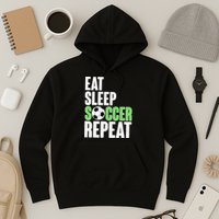 Eat Sleep Soccer Repeat Hoodie