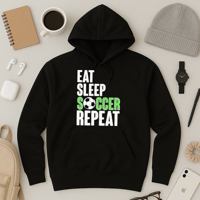 Eat Sleep Soccer Repeat Hoodie