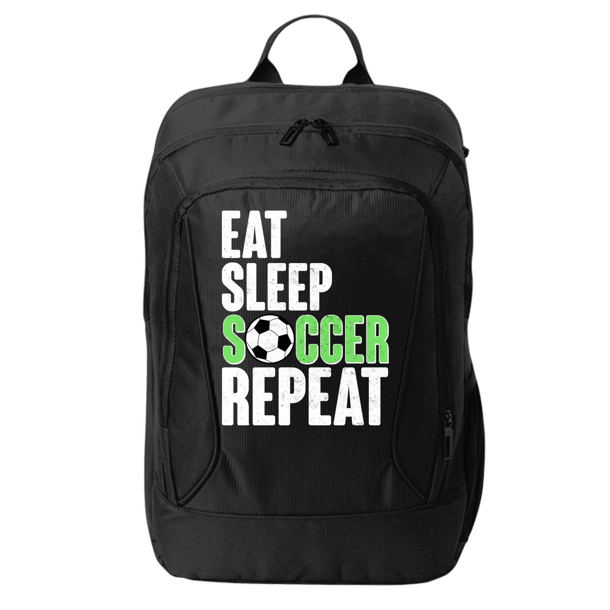 Eat Sleep Soccer Repeat City Backpack