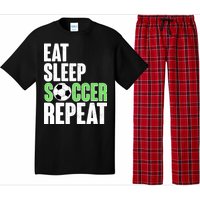 Eat Sleep Soccer Repeat Pajama Set