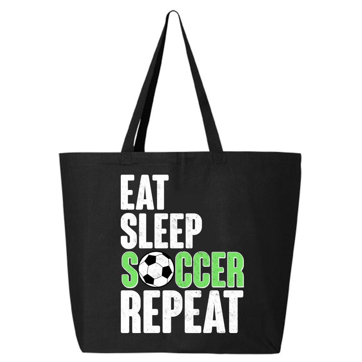 Eat Sleep Soccer Repeat 25L Jumbo Tote